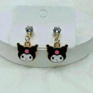 Kuromi Rhinestone Earrings